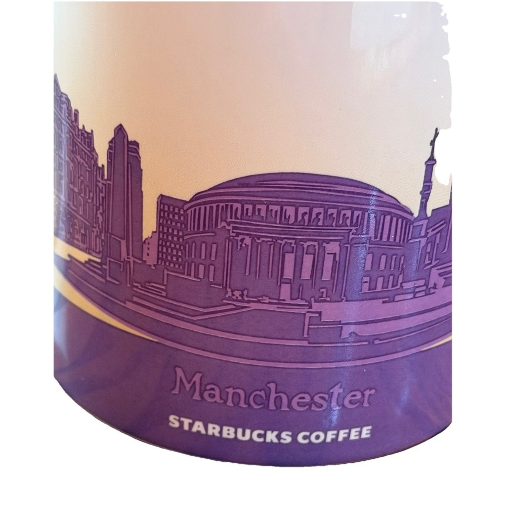 Manchester UK England Starbucks Global Icon Collector Series 16oz Coffee Mug Cup - Picture 3 of 8